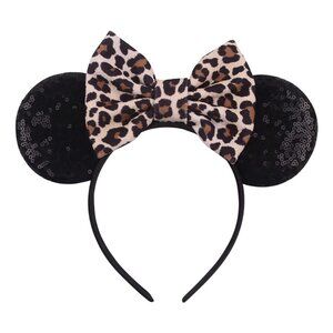 Mouse Ears Headbands Shiny Bows Mouse Ears Glitter Party Princess Decoration Cos